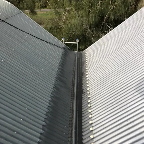 Gutters and gutter guard sample work 2