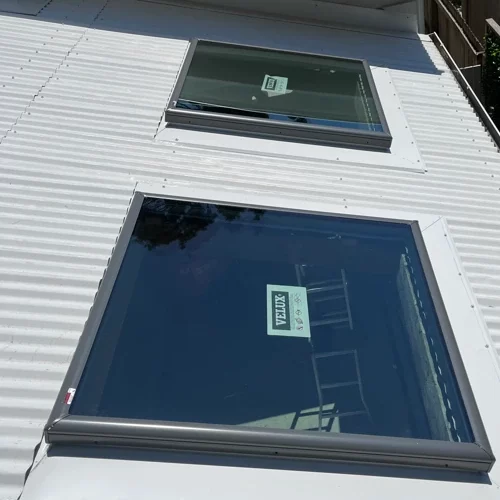 Skylight installation sample work 6